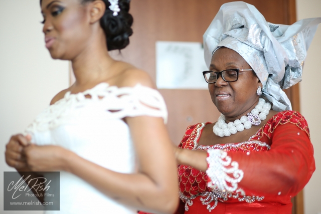 Nigerian Bride Mother Gele