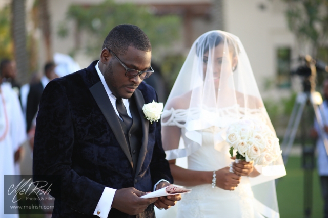 bride groom wedding dubai four seasons dress nigerian