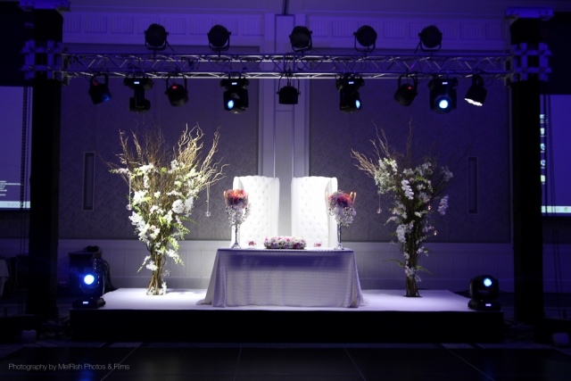 decor stage wedding nigerian thrones