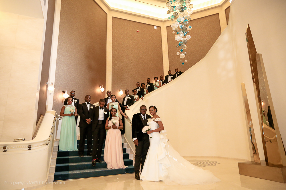bridal party wedding nigerian dubai four seasons planner
